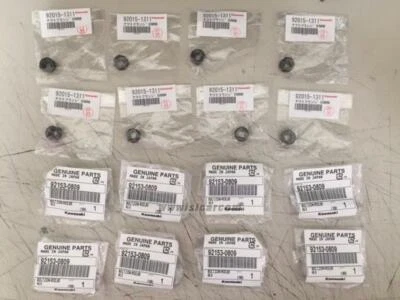 KAWASAKI ZX-10R NINJA 04-2017 JUEGO DE TORNILLOS Y TUERCAS X16 piezas CONROD 92015-1311 repuesto de ciclo Foto 1 de 4