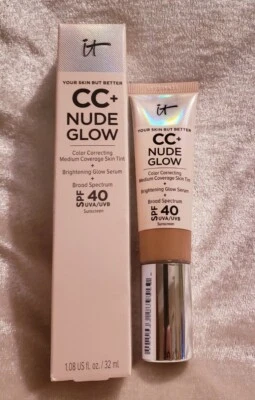 IT COSMETICS CC+ NUDE GLOW Color Correcting Medium Coverage 40 SPF TAN - Image 1 of 4