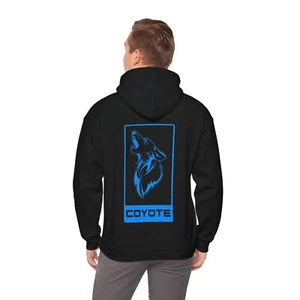  5.0 Coyote V8 Emblem Ford Mustang Heavy Hoodie Sweatshirt - Picture 1 of 5