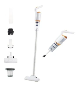 KABELLOSER STAUBSAUGER ELEKTROBESEN BEUTELLOS WIEDERAUFLADBAR BODEN NEU - Bild 1 von 4