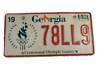 Georgia 1996 Centennial Olympic Games License Plate 78LL9