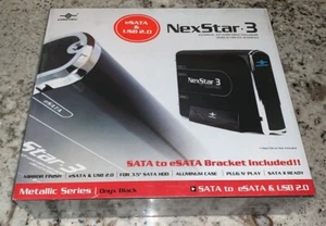 NexStar.3 (NST-360SU-BK) External 3.5" Hard Drive Enclosure, eSATA & USB 2.0 Int - Picture 1 of 3