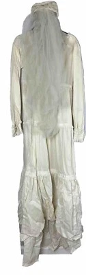 Vintage Early 1920's Beautiful Wedding Dress "Glady's" w. Veil - Image 1 of 4