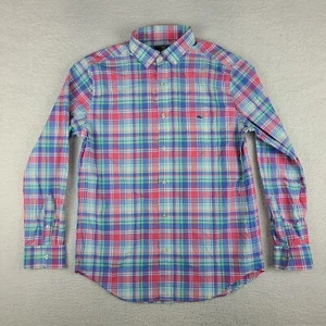 Vineyard Vines Performance Shirt Mens Medium Classic Fit Tucker Button Up EC - Picture 1 of 11