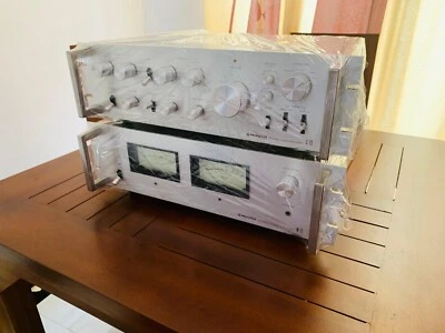 Amplificador de potencia de audio vintage Pioneer con control Pre, M-73 y C-73, ¡súper! Foto 1 de 4