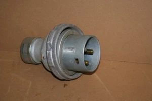 Pin y funda, 60A, 600V, 3 cables 3 postes, enchufe BP, crouse-traseros, sin usar - Imagen 1 de 4