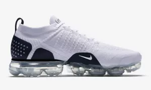 Nike VaporMax Flyknit 2 Air Running Shoes Men's Black and White - Picture 1 of 5