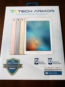 Tech Armor - Maximum Screen Protection for Apple iPad Air 2/ iPad Air (2/pk) - Picture 1 of 1