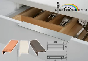 Hafele Ruby Latón Mango Cobre/Níquel Pulido Cajón Perno de Tirón - Imagen 1 de 5