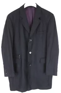 T.M LEWIN Coat Men's (UK) 44R Wool Lined Notch Lapel Single Vented Button - Picture 1 of 10