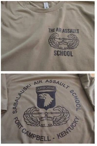 AIR ASSAULT 101 Airborne School SABALAUSKI T-Shirt XL Ft Campbell NEXT LEVEL - Picture 1 of 6