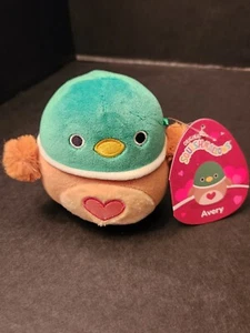 Squishmallows Avery With Heart Mallard Duck 5" Plush Toy NEW - Picture 1 of 3