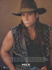Country Music Star Billy Ray Cyrus For Milk What A Surprise! Ad 1995