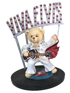 ELVIS PRESLEY Figurine Be My Teddy Bear Collection "Viva Elvis" 6.5" Limited Ed - Picture 1 of 7