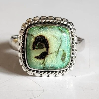 MONARCH OPAL GEMSTONE 925 SOLID STERLING SILVER HANDMADE JEWELRY RING 3 TO 12 - Image 1 of 4