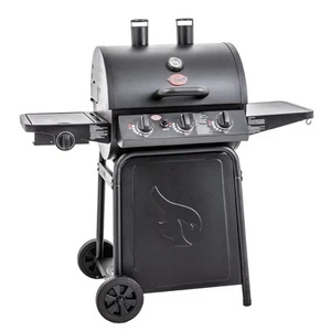 ® Grillin' Pro 3-Burner Propane Gas Grill in Black with 40,800 BTU, Cast Iron... - Picture 1 of 9