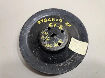 Polea de bomba de agua Pontiac V8 1967-68 #9786819 XF GTO Bonneville GP Firebird 67 Foto 1 de 4