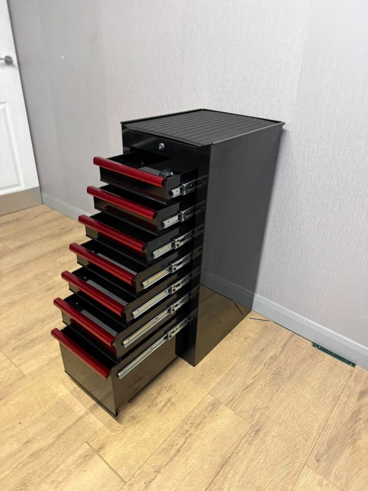 US PRO TOOLBOX TOOL CHEST SIDE HANG ON ADD ON ROLL CABINET TOOL BOX LOCKER - Image 1 of 4