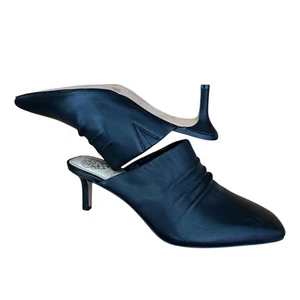 Vince Camuto x VC "Ovina" schwarze Leder-Pantolette mit eckiger Zehenpartie | Größe 8M/38 1/2 - Bild 1 von 8