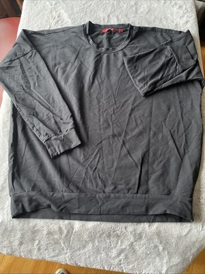 Saks Fifth Ave Sweatshirt L Black  Pullover Crewneck - Image 1 of 4