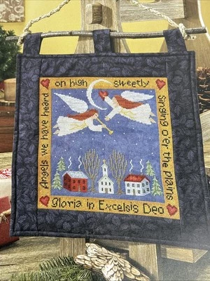 Gloria Angel Wall Hanging Pattern Pages From Book Cross Stitch - Image 1 of 3