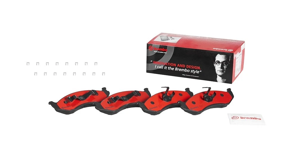 Brembo Front Ceramic Brake Pads Fits 1997-2006 Jeep Wrangler TJ Brakes P37004N Foto 1 de 2