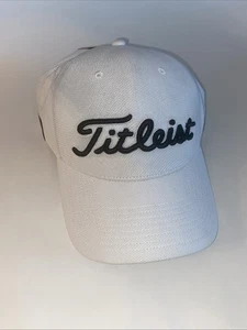 NWT Titleist Tour Performance Pro V1 FJ Golf Hat Strap White Adjustable - Picture 1 of 7
