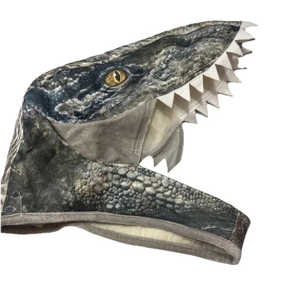 Jurassic World Dinosaur Scary MASK Into the Wild OPEN MOUTH Halloween Adult Kids - Image 1 of 4