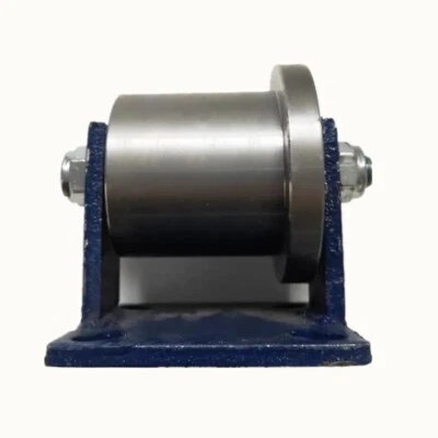 Puleggia Singola Laterale Resistente Acciaio Fuso Quadrato Binario Luce Ruota Scanalata - Immagine 1 di 4