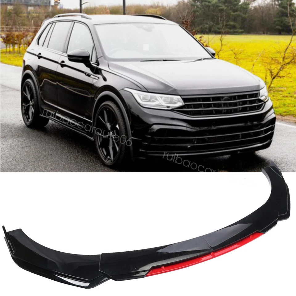 For Volkswagen Tiguan 2009-23 Front Bumper Lower Lip Spoiler Splitter Body Kit Foto 1 de 4