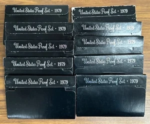 1979 S Proof Set 10 Pack Nice Original Boxes US Mint 60 Coin Lot - Picture 1 of 1