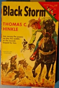 Libros de bolsillo vintage PB Jr 1950 Black Storm Thomas C Hinkle caballo de Kansas - Imagen 1 de 2