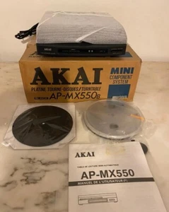 Akai Giradischi Vintage FullAutomatic Player - Black (AP-MX550b) - Imagen 1 de 8