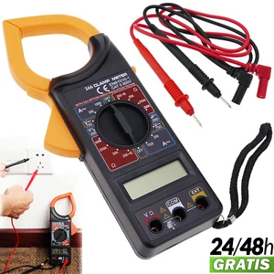 Pinza Amperimetrica Digital Polimetro Multimetro Tester Voltimetro Multimeter - Imagen 1 de 9