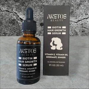 Hair Growth Serum With Biotin, Vitamin E, Rosmery, Ginger, D- Panthenol. - Picture 1 of 5