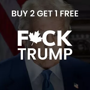 Calcomanía de vinilo para parachoques de coche ANTI TRUMP F TRUMP - Imagen 1 de 2