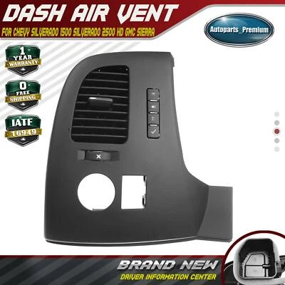 Driver Information Center for Chevy Silverado 1500 2500 Sierra 1500 2007-2013 - Image 1 of 4