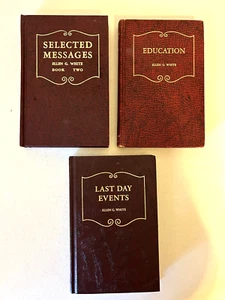 Lot of 3 Vintage Ellen G White Books Christian Home Library HC SDA - Picture 1 of 7