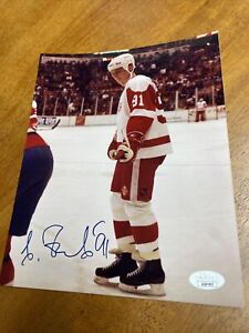Sergei Fedorov Signed Autographed 8x10 Detroit Red Wings Photo JSA COA *Read*