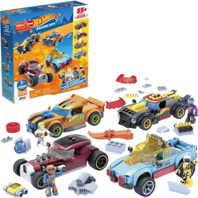 Hot Wheels Mega Car Customizer Building Set with Micro Figure Driver - Image 1 of 4