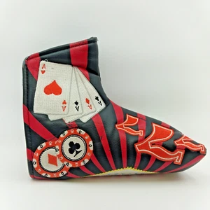 PRG Las Vegas Magnetic Blade Boot Putter Cover Golf Headcover - Picture 1 of 5