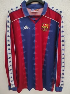 FC BARCELONA 1993-1994 dorsal 11 long sleeves camiseta shirt trikot XL - Picture 1 of 6