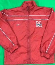 Nike Nebraska Cornhuskers NCAA Full Zip Windbreaker Jacket Youth SZ M 12/14 Red