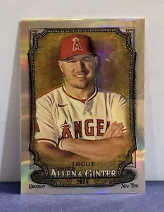 2024 Topps Allen & Ginter - Chrome Mike Trout #280 Refractor - Picture 1 of 2