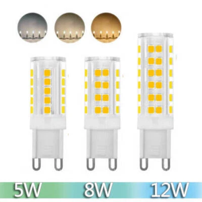 G9 LED 5W 8W 12W 230V Keramik Kapsel Glühbirnen 2835 SMD Energiesparende Lampe - Bild 1 von 4