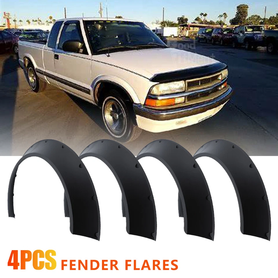 For Chevrolet S10 4PCS Flares Durable Extra Wide Wheel Arches Widebody Body Kit - Image 1 of 4