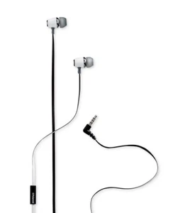 Polaroid Premium Sound Stereo Earbuds Headset Ctrl Music Calls Mic Wired White - Picture 1 of 7