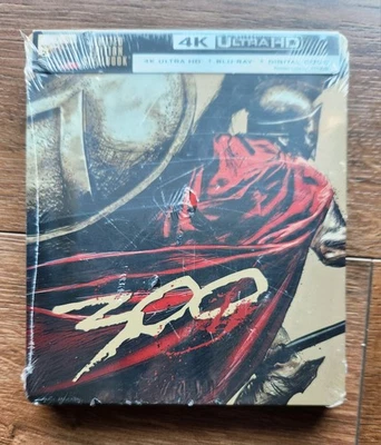 300 4K/Blu-ray/Digital Exclusive Steelbook NEW SEALED * See Photo / Description - image 1 of 4