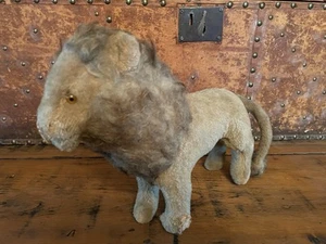 Antiker Steif Löwe. Gut + Zustand - Bild 1 von 14