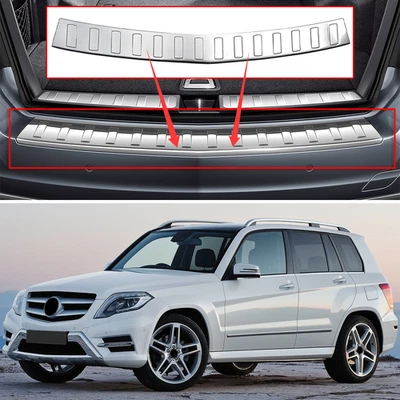 Outer Rear Bumper Trunk Protector Guard Plate for Mercedes-Benz GLK 350 250 Foto 1 de 4